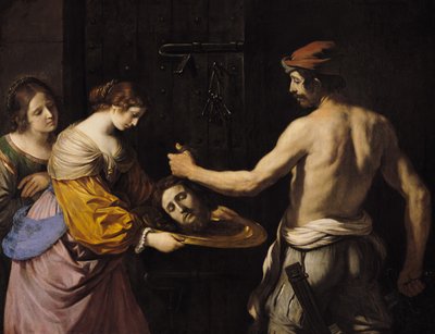 Salome tar emot Johannes döparens huvud, 1637 av Giovanni Francesco Barbieri