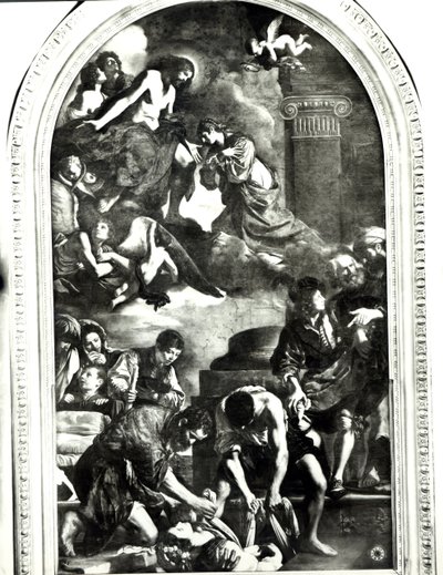 Begravningen av Saint Petronilla av Giovanni Francesco Barbieri