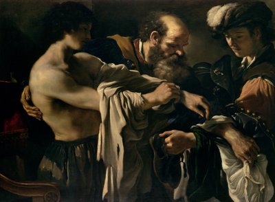 Den förlorade sonens återkomst av Giovanni Francesco Barbieri