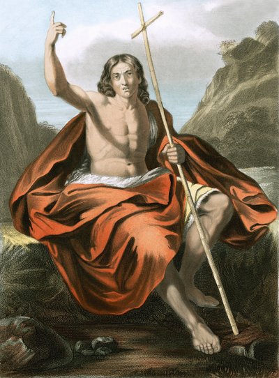 Johannes Döparen av Giovanni Francesco Barbieri