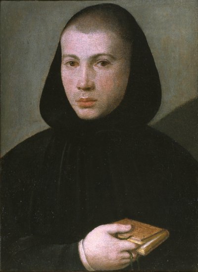 Porträtt av en ung benediktinermunk, första hälften av 1500-talet. av Giovanni Francesco Caroto