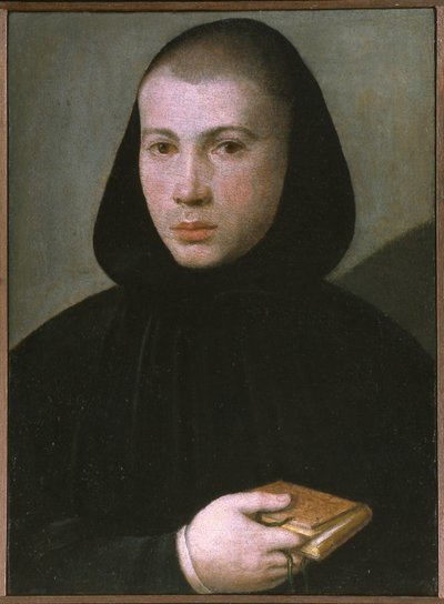 Porträtt av en ung benediktinermunk, första hälften av 1500-talet. av Giovanni Francesco Caroto