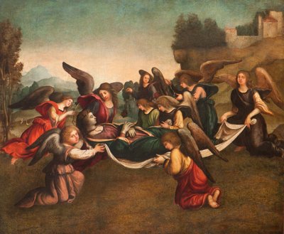 Jungfruns begravning, efter restaurering av Giovanni Francesco Caroto