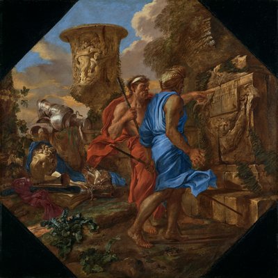 Arcadian Shepherds, ca 1655 (olja på duk) av Giovanni Francesco Castiglione