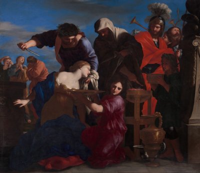 Offret av Polyxena. av Giovanni Francesco Romanelli