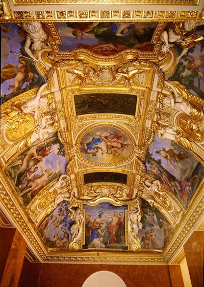 Taket i Årstidernas Hall, 1655-58 av Giovanni Francesco Romanelli