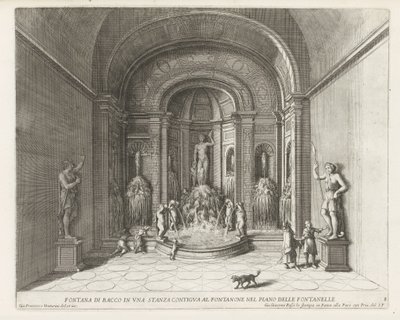 Fontein van Bacchus i de Villa d