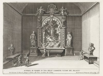 Fontein van Venus i Villa d