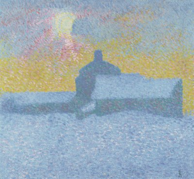Vinterdimma Vinter i Maloja av Giovanni Giacometti