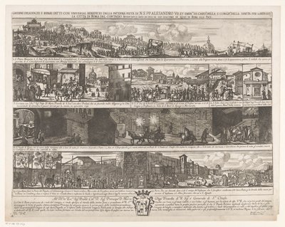 Åtgärder om Rom gör gratis av pest Beställningar om flit och reparationer gjorda med universell nytta från faderns Sten av N. S. PP. Alexander VII. et emin.mi SS. card.li av den Heliga Congr.me della Sanità för att befria staden Rom från smitta (titel på o av Giovanni Giacomo de