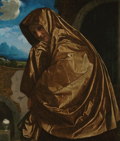 Heliga Maria Magdalena vid graven av Giovanni Girolamo Savoldo