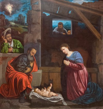 Herdarnas tillbedjan av Giovanni Girolamo Savoldo