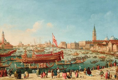Dogen på Bucintoro nära Riva di Sant