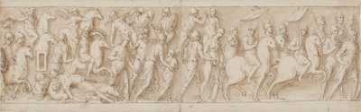 32 exemplar efter Marcus Aurelius kolumn, Piazza Colonna i Rom av Giovanni Guerra