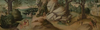 Scener ur en legend, troligen ca 1515-1520 (olja på duk) av Giovanni Larciani
