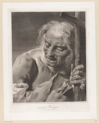 aposteln Filip Saint Philip (titel på objekt) Apostlar (serietitel) av Giovanni Marco Pitteri