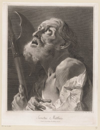 Aposteln Mattias Saint Matthias (titel på objekt) Apostlar (serietitel) av Giovanni Marco Pitteri