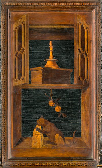 Lignaean Canonical Choir, inlagd av Giovanni Maria Platina 1484, Superior Stall av Giovanni Maria Platina