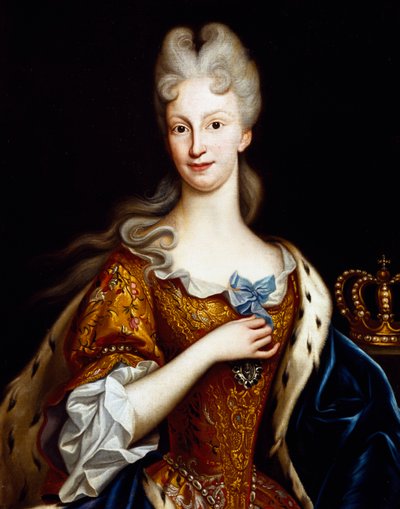 Porträtt av Elisabeth Farnese (Parma av Giovanni Maria delle called Mulinaretto Piane
