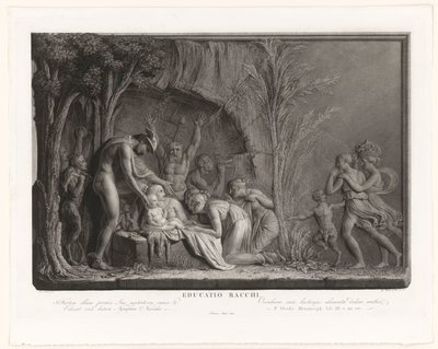 Bacchus utbildning av Giovanni Martino dei Boni