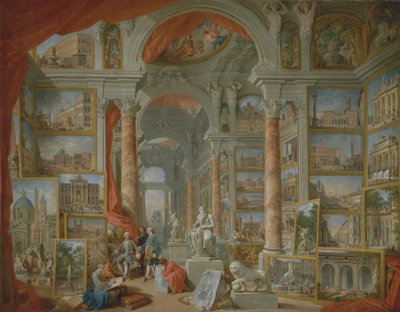 Moderna Rom, 1757. av Giovanni Paolo Panini