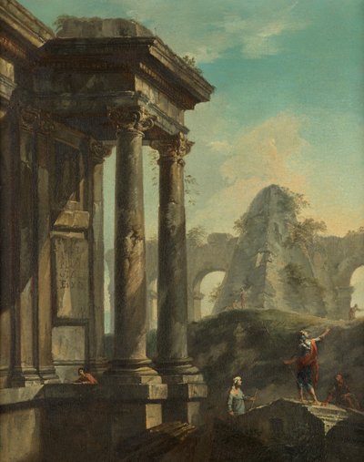 Romersk ruinlandskap av Giovanni Paolo Pannini