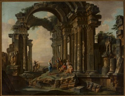 Romerska ruiner av Giovanni Paolo Pannini