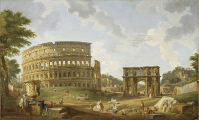 Utsikt över Colosseum, 1747 av Giovanni Paolo Pannini