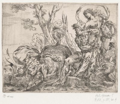 Herkules dödar kentauren Nessus av Giovanni Pietro Possenti