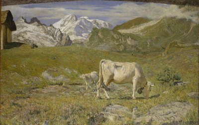 Vårbetesmarker Vårbetesmarker, 1896. av Giovanni Segantini