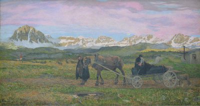Återvända hem av Giovanni Segantini