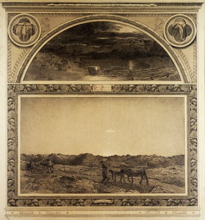 Studie för Alpernas triptyk, Nature av Giovanni Segantini