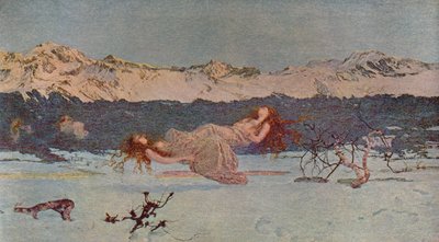 Lyxens straff, 1891 1935 av Giovanni Segantini