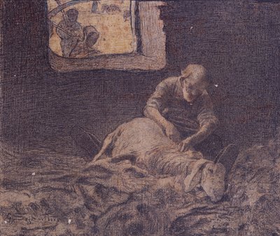 Fårklipparen av Giovanni Segantini