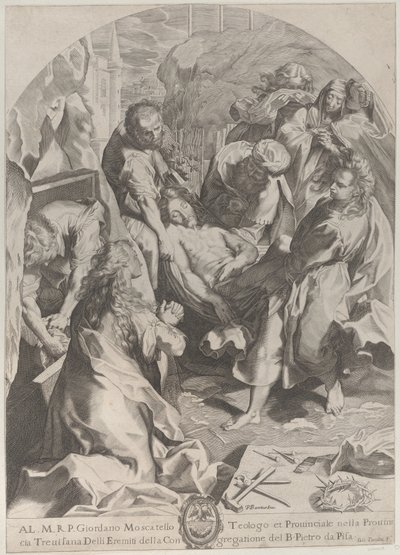 Gravläggningen, ca. 1622. av Giovanni Temini