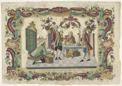 De Verloren Zoon frågar sig att han är en vän Den förlorade sonen ber sin far om en del av sin substans (titel på föremål) av Giovanni Volpato (possibly)