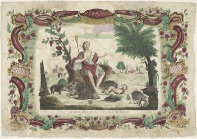 De verloren zoon als zwijnenhoeder Den förlorade sonen som matar grisarna (titel på objektet) av Giovanni Volpato (possibly)