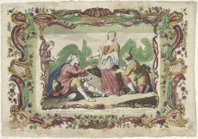 Mata de hungriga II. opus misericordiae corporalis / La segunda obra de misericordia corporale (titel på objekt) The Works of Mercy (serietitel) av Giovanni Volpato
