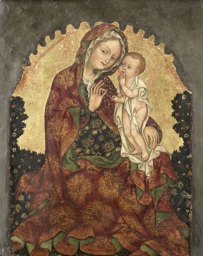 Madonna av ödmjukhet av Giovanni da Francia (attributed to)
