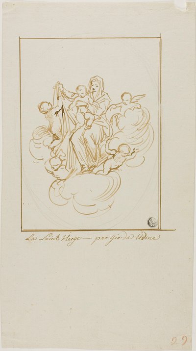Heliga Jungfru av Giovanni da Udine