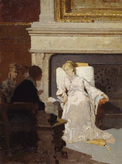 Eleonora och poeten Tasso av Giovanni del Re
