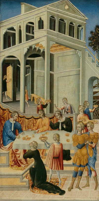 Salome ber Herodes om huvudet på Johannes döparen, 145560. av Giovanni di Paolo
