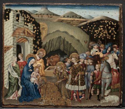 The Adoration of the Magi, 1440-45. av Giovanni di Paolo