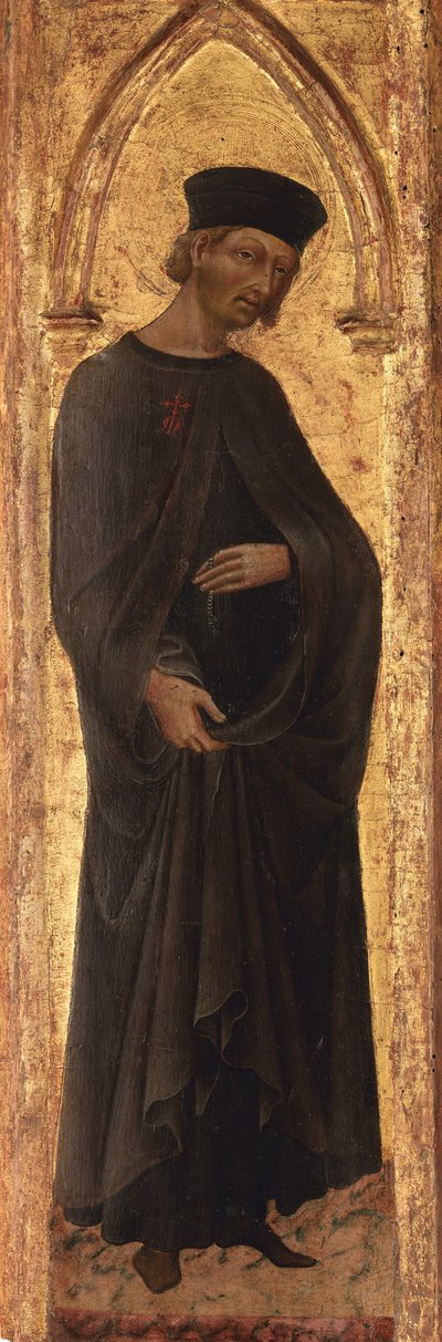 Den salige Andrea Gallerani dog 1251, 1447-65. av Giovanni di Paolo