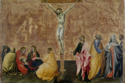 The Crucifixion of Christ, c.1445 (tempera på poppelträ) av Giovanni di Paolo di Grazia