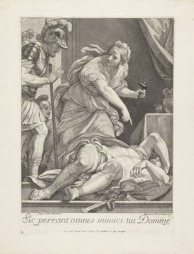 Jael visar Barak den dödade Sisera av Girolamo Ferroni