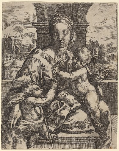 Madonna Aldobrandini av Girolamo Imperiale I after Raphael