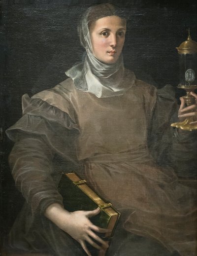 St Clare av Girolamo Mazzola Bedoli