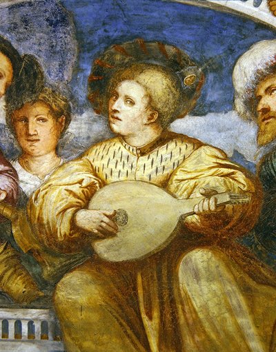 Beze, detalj av konserten, 1532 av Girolamo Romanino