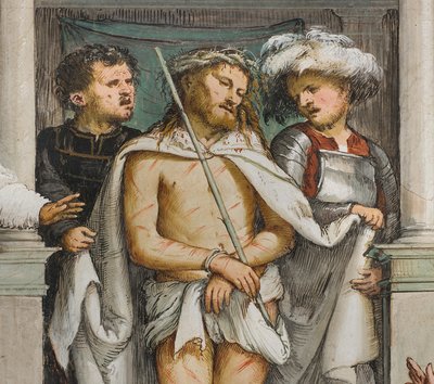 Central Nave, Fourth South Span, Ecce Homo, Girolamo Romanino av Girolamo Romanino